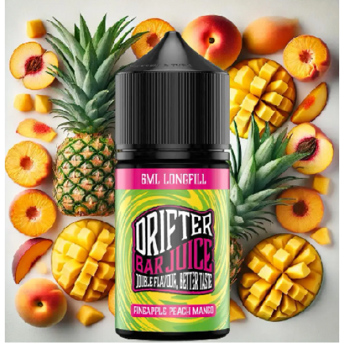 Drifter Bar Juice Pineapple Peach Mango 6ml/30ml Flavorshot